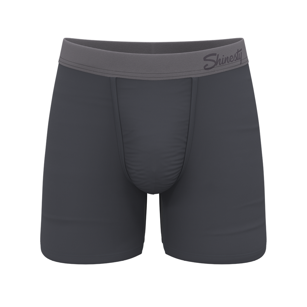 The Slate Expectations | Grey Tonal Ball Hammock® Pouch Underwear - Shinesty