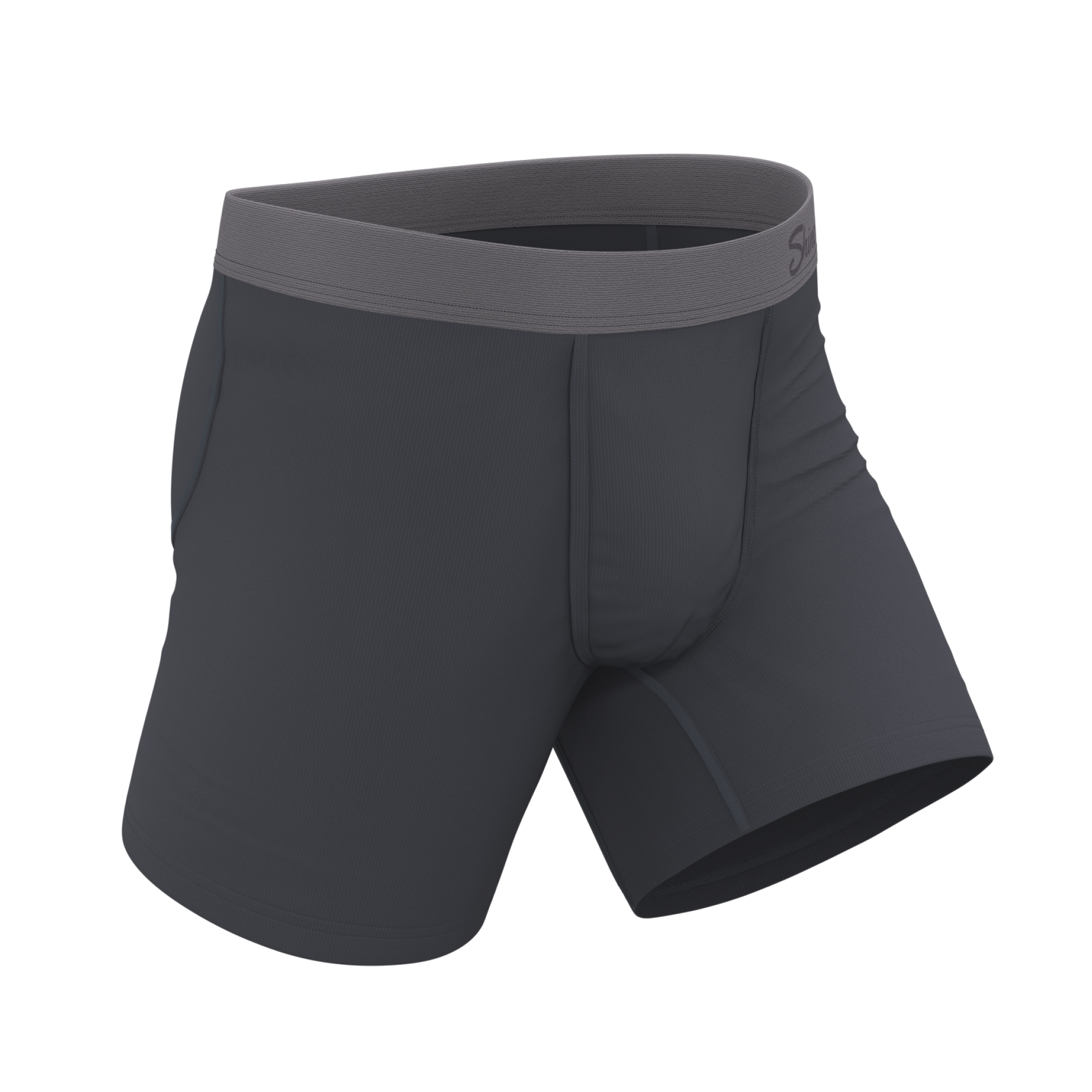 The Slate Expectations | Grey Tonal Ball Hammock® Pouch Underwear - Shinesty