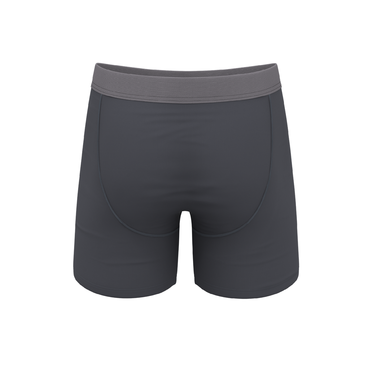 The Slate Expectations | Grey Tonal Ball Hammock® Pouch Underwear - Shinesty