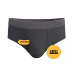 The Slate Expectations | Grey Tonal Ball Hammock® Pouch Underwear Briefs - Shinesty