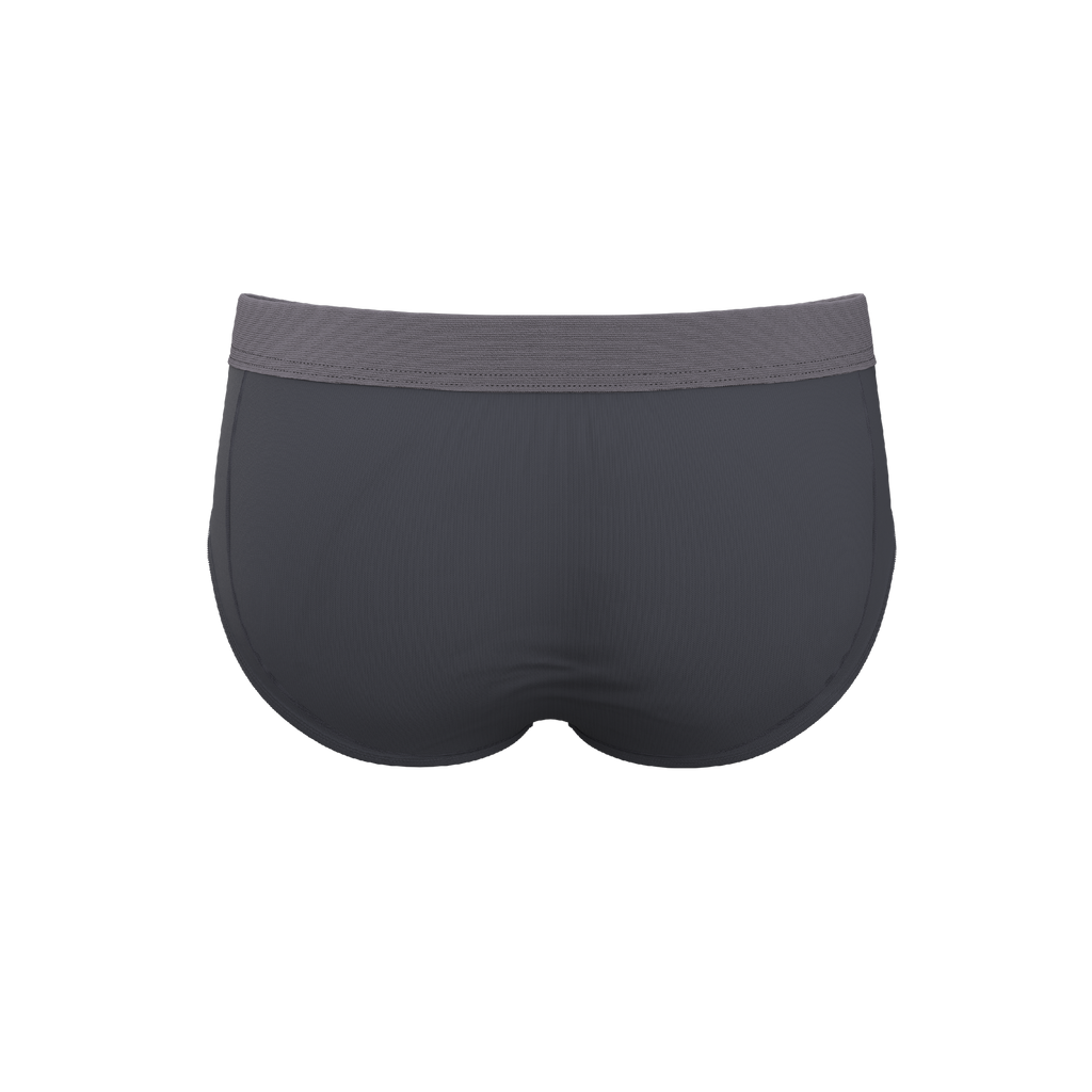 The Slate Expectations | Grey Tonal Ball Hammock® Pouch Underwear Briefs - Shinesty