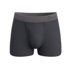 The Slate Expectations | Grey Tonal Ball Hammock® Pouch Trunks Underwear - Shinesty