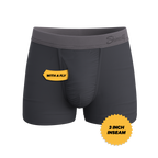 The Slate Expectations | Grey Tonal Ball Hammock® Pouch Trunks Underwear - Shinesty
