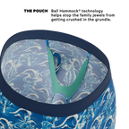 The Slippery When Wet | Naughty Wave Ball Hammock® Boxer - Long Leg - Shinesty
