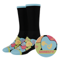 The Smooth Talker | Candy Hearts Heel Hammock™ Crew Socks - Shinesty
