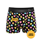 The Smooth Talker | Candy Hearts Ball Hammock® Pouch Trunks Underwear - Shinesty