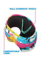 The SoCal Summer | Black and Pink Tropical Ball Hammock® Pouch 5" Swim Trunks - Shinesty