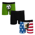The Soccer Finale | Youth Boxer Briefs 3 Pack - Shinesty