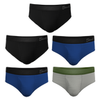 The 5 Solids | Ball Hammock® Pouch Briefs 5 Pack - Shinesty