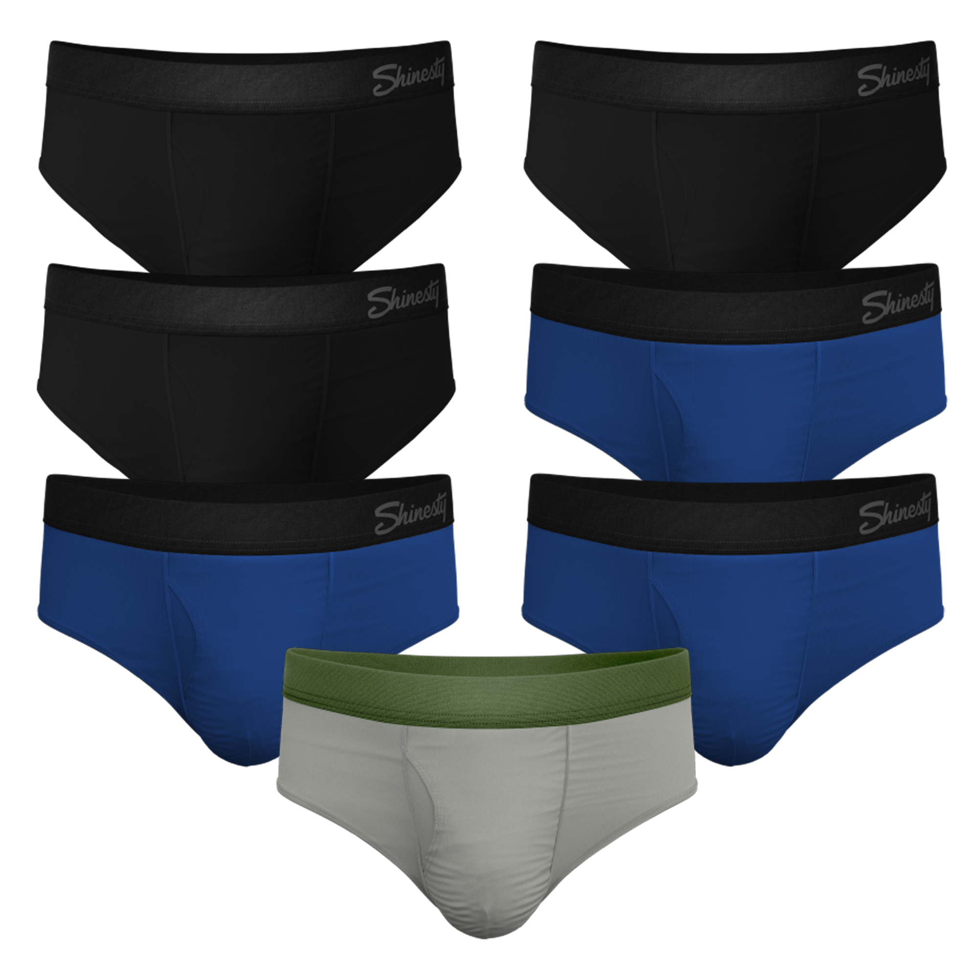 The 7 Solids | Ball Hammock® Pouch Briefs 7 Pack - Shinesty
