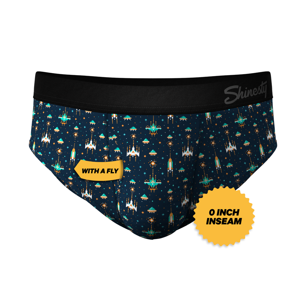 The Space Commando | Spaceship Ball Hammock® Pouch Underwear Briefs - Shinesty