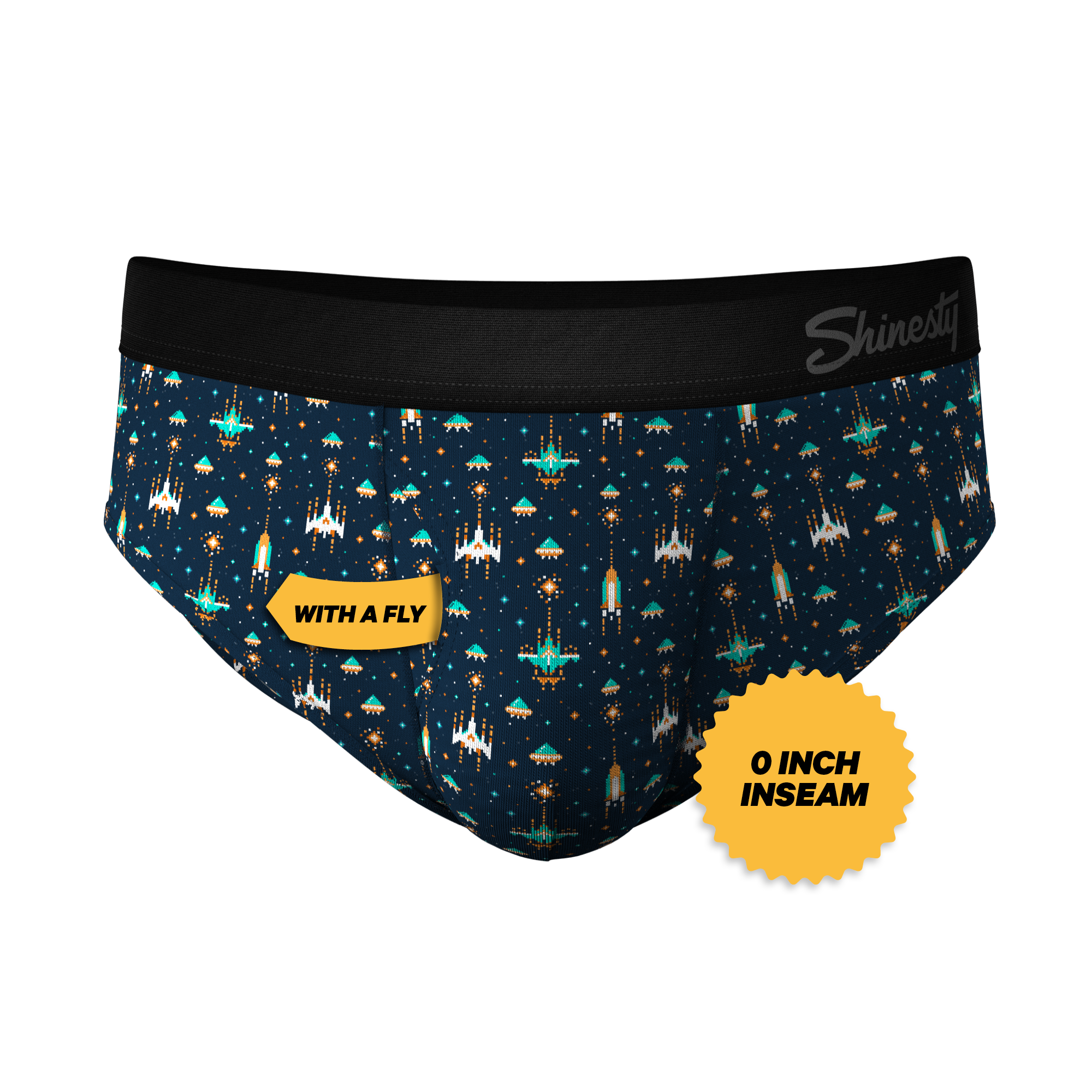 The Space Commando | Spaceship Ball Hammock® Pouch Underwear Briefs - Shinesty