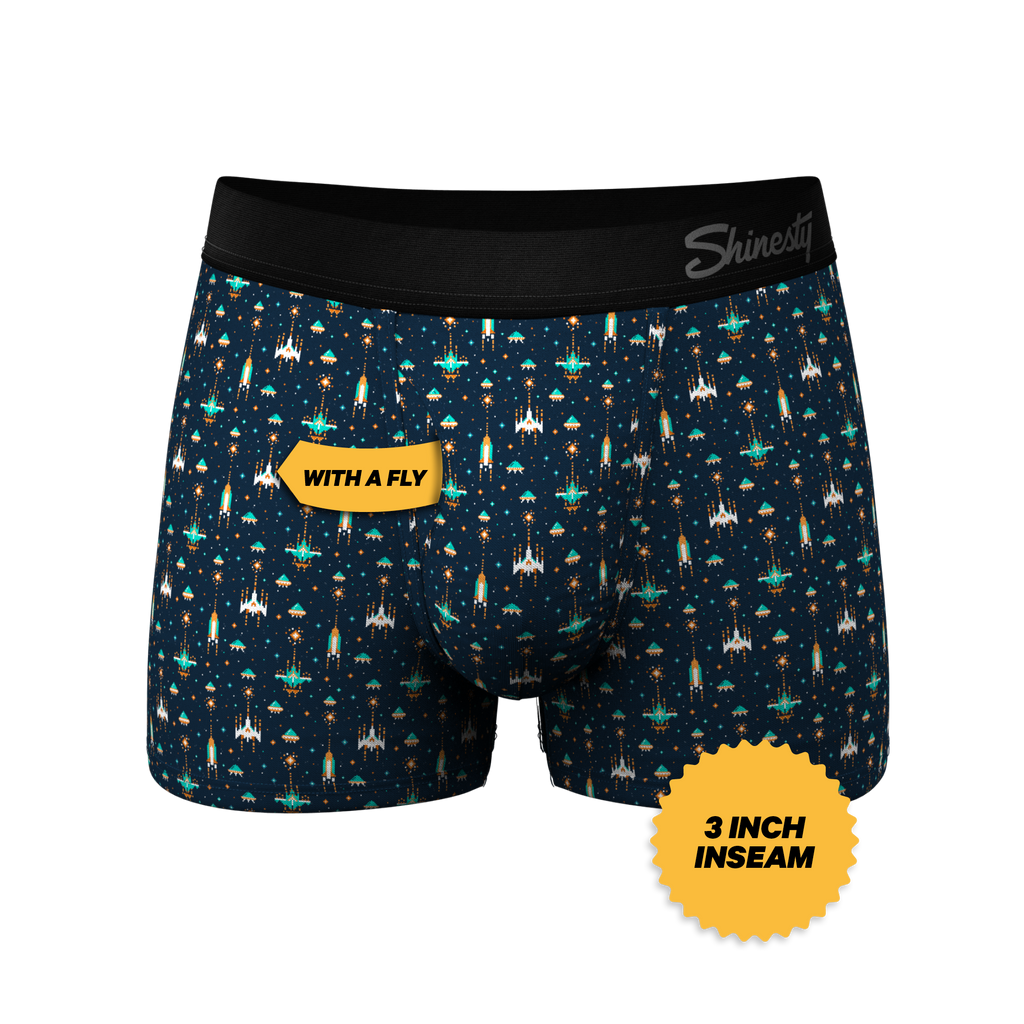 The Space Commando | Spaceship Ball Hammock® Pouch Trunks Underwear - Shinesty