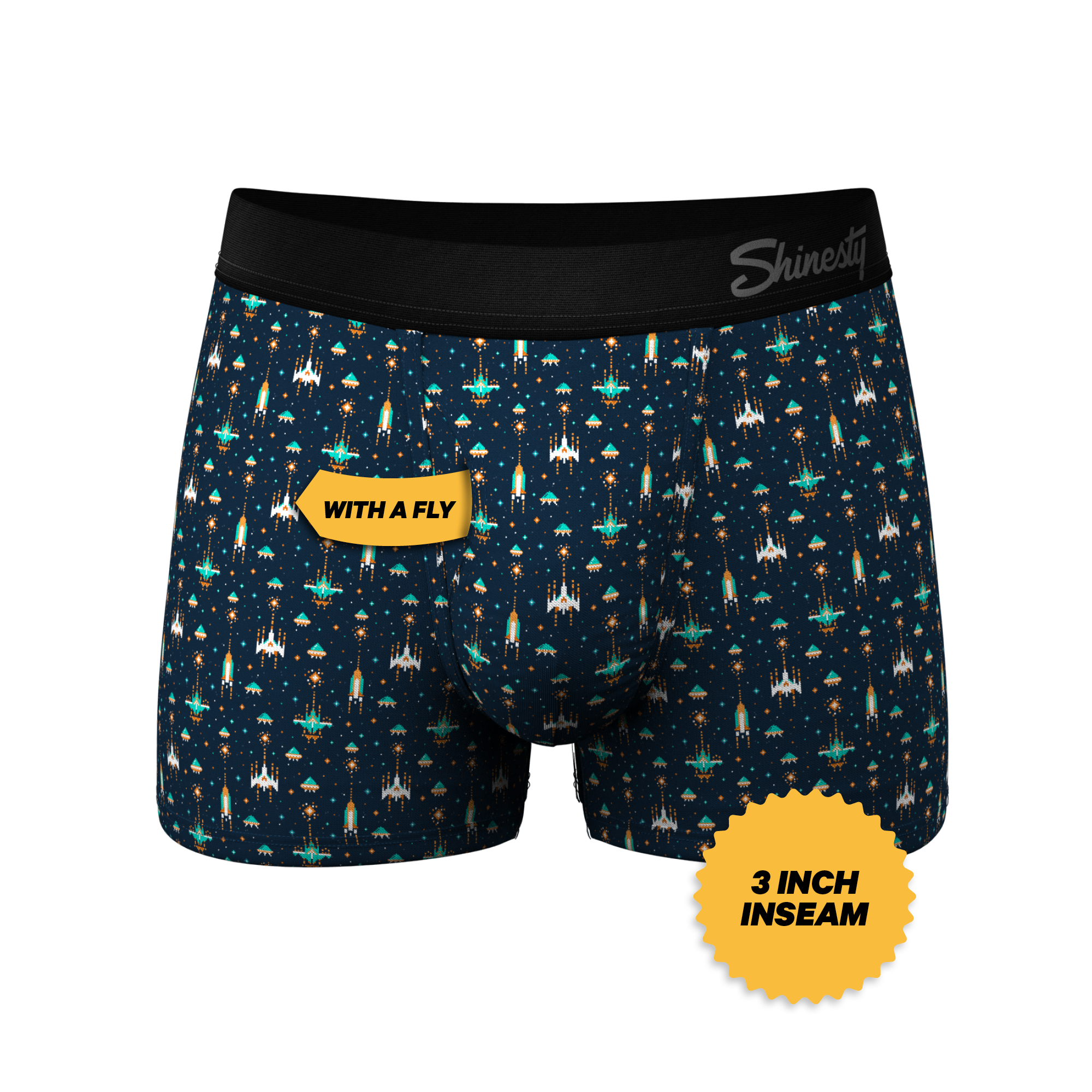 The Space Commando | Spaceship Ball Hammock® Pouch Trunks Underwear - Shinesty