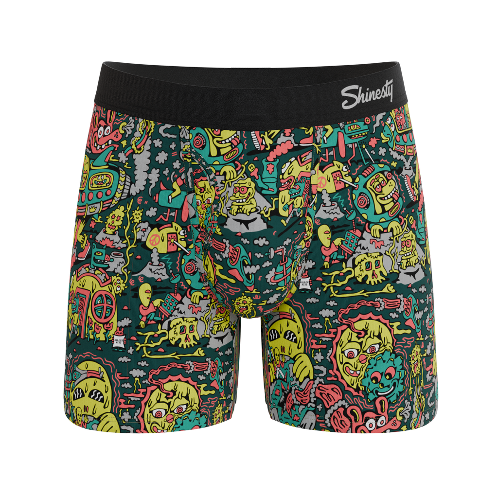 The Spaced Out | Shinesty X Killer Acid Ball Hammock® Pouch Underwear With Fly - Shinesty