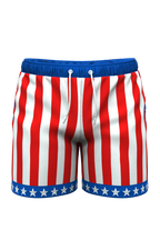 The Spacious Skies | Retro Usa Ball Hammock® Pouch 5" Swim Trunks - Shinesty