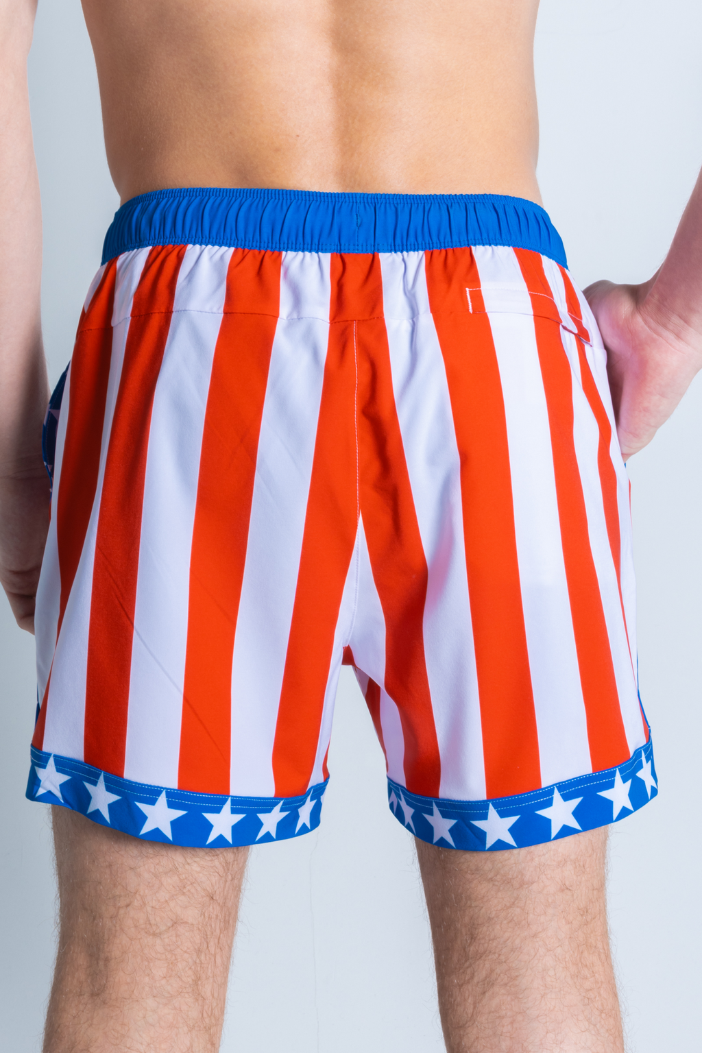 The Spacious Skies | Retro Usa Ball Hammock® Pouch 5" Swim Trunks - Shinesty