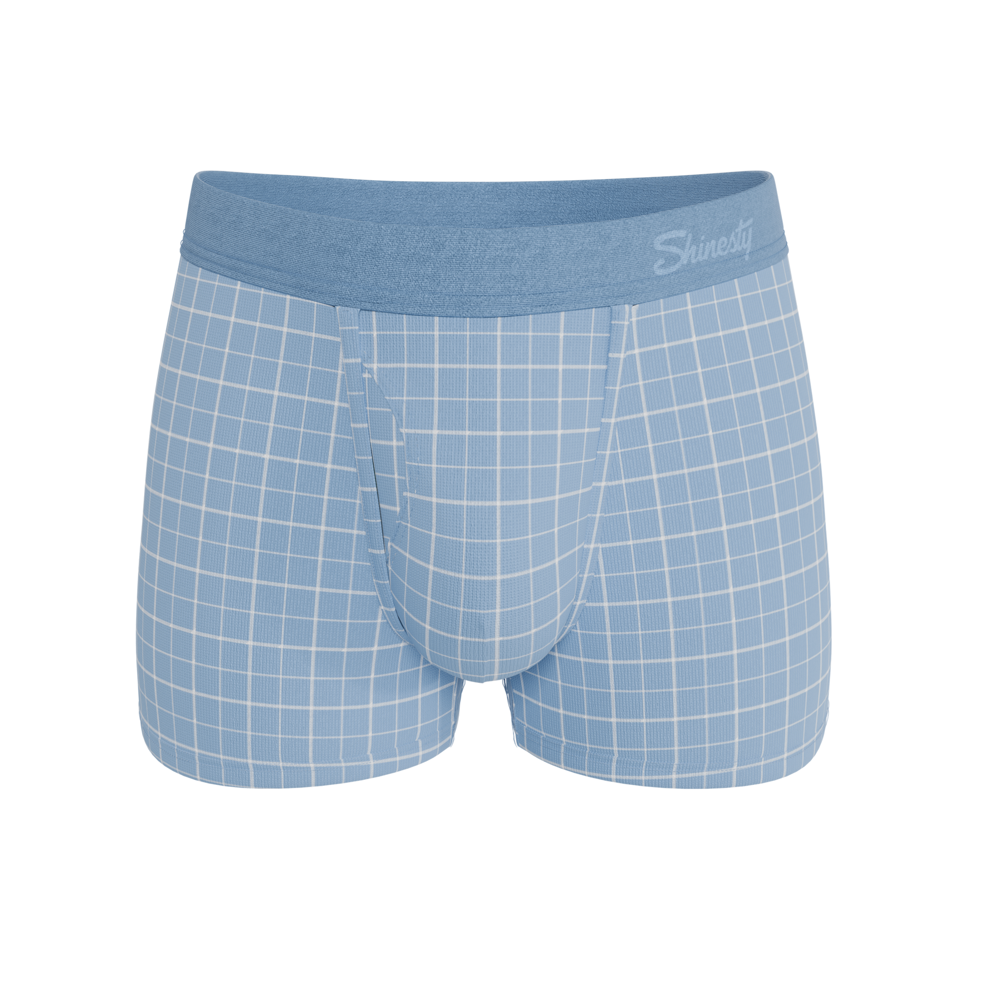 The Spick & Span | Window Pane Plaid Ball Hammock® Pouch Trunks Underwear - Shinesty