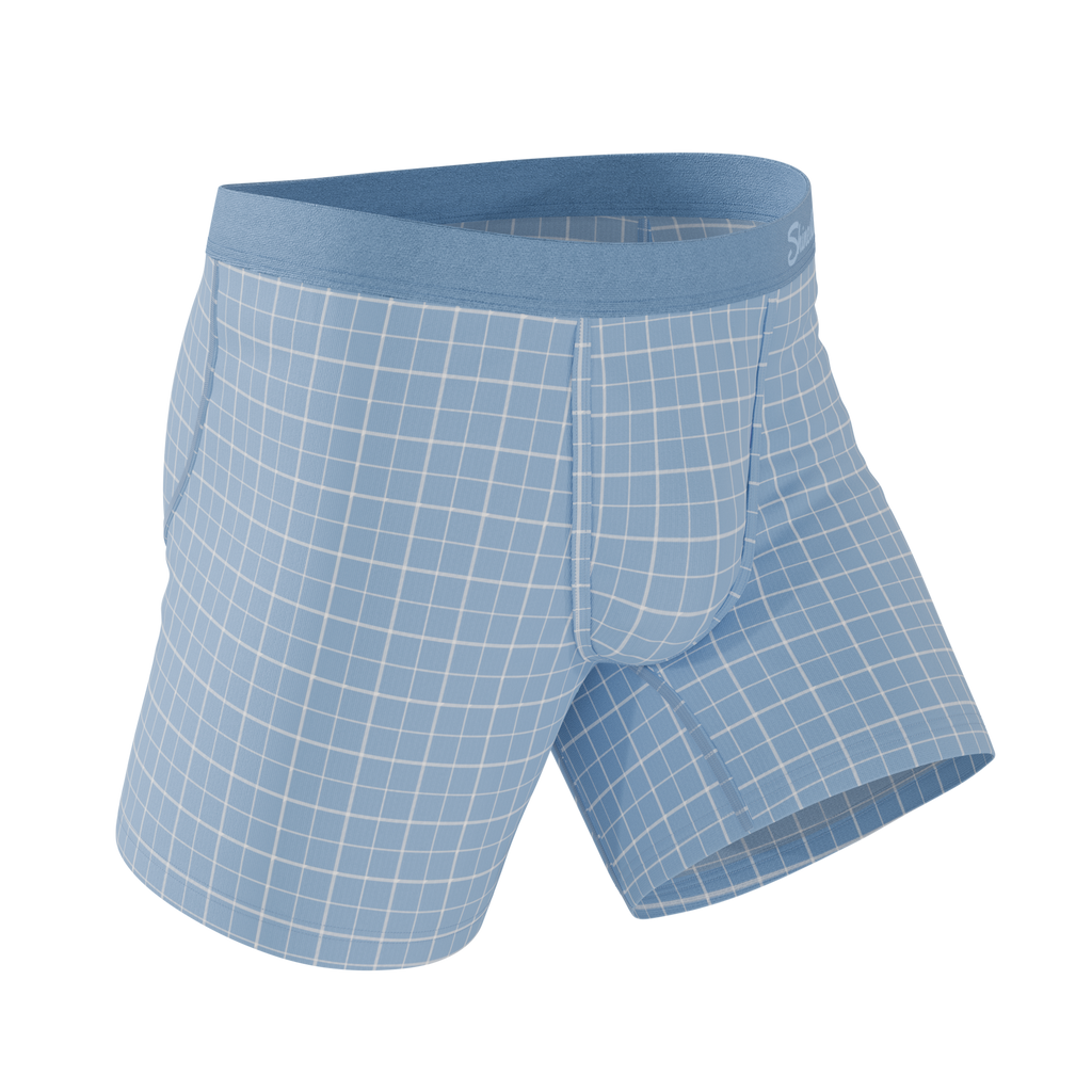 The Spick & Span | Window Pane Plaid Ball Hammock® Pouch Underwear - Shinesty