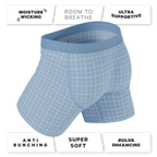 The Spick & Span | Window Pane Plaid Ball Hammock® Pouch Underwear - Shinesty