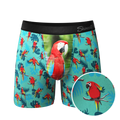 The Squawk Tease | Tropical Parrot Ball Hammock® Pouch Underwear - Shinesty