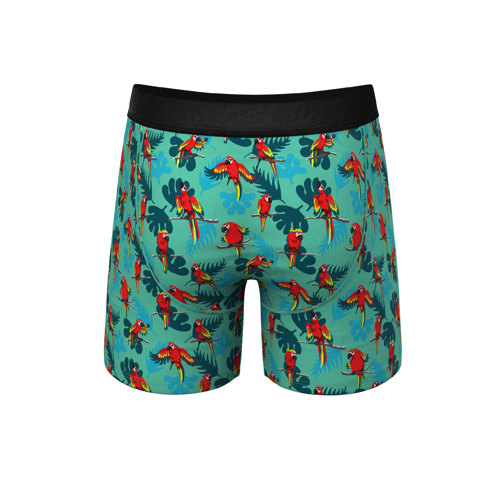 The Squawk Tease | Tropical Parrot Ball Hammock® Pouch Underwear - Shinesty
