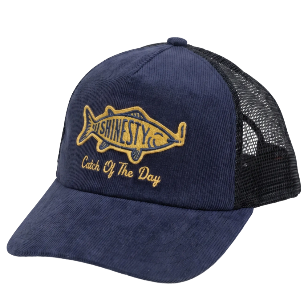 The Catch Of The Day | Shinesty Fish Corduroy Trucker Hat - Shinesty