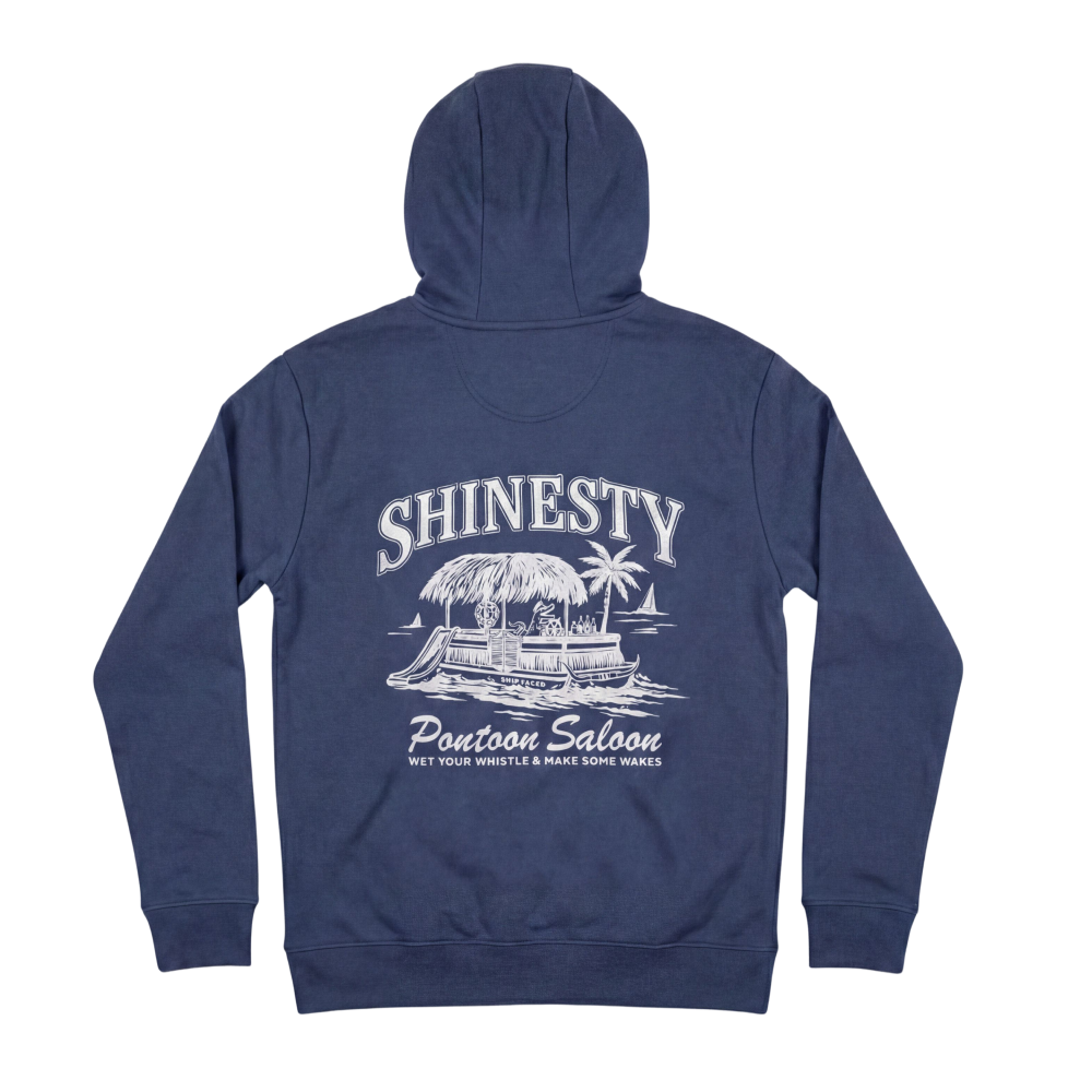 The Pontoon Saloon | Tiki Pontoon Sexy Terry™ Men’s Lounge Hoodie - Shinesty