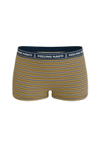 The Regatta | Navy and Yellow Terry Modal Boyshort - Shinesty