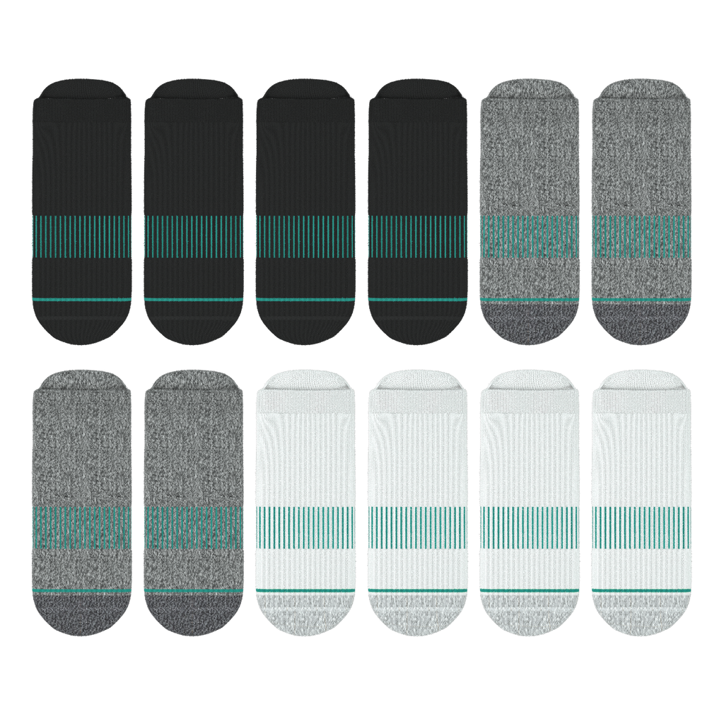 The Staple | Heel Hammock™ Ankle Socks 12 Pack - Shinesty