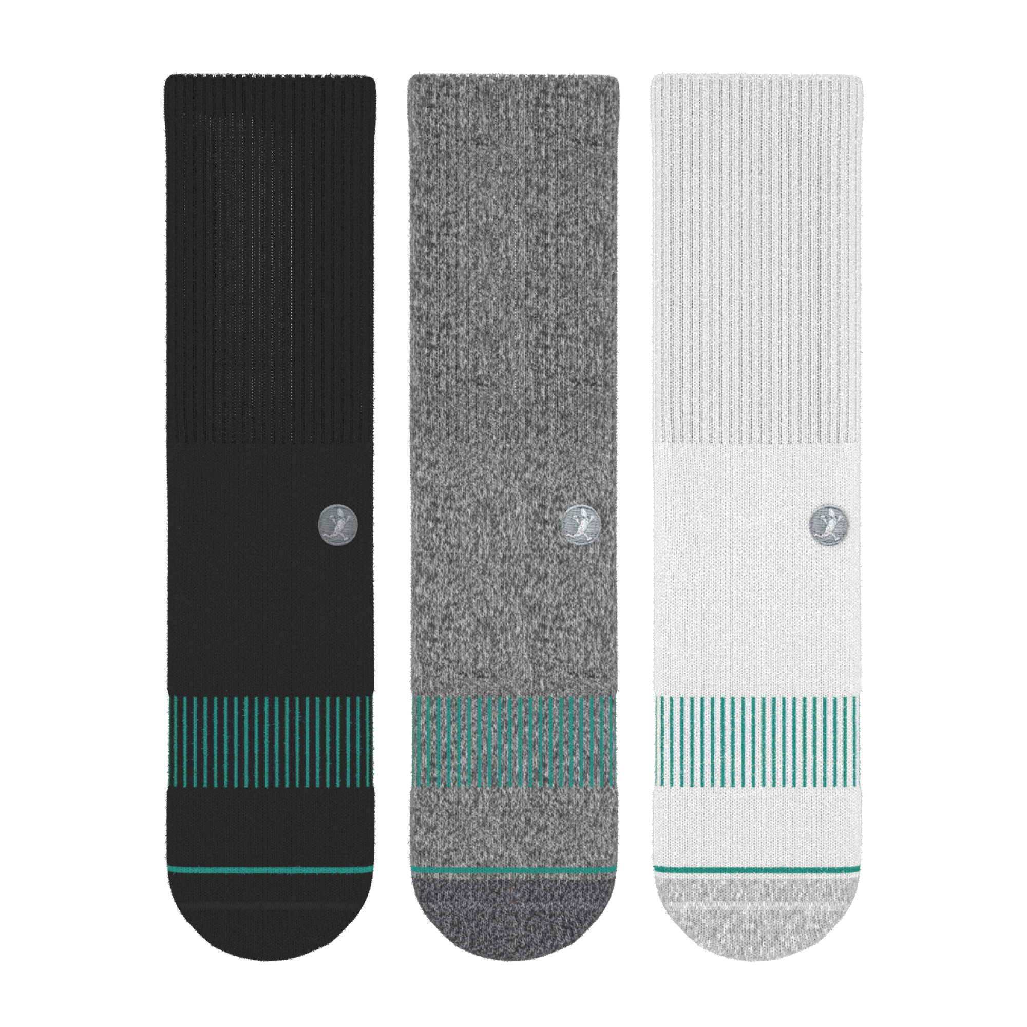 The Staple | Heel Hammock™ Crew Socks 3 Pack - Shinesty