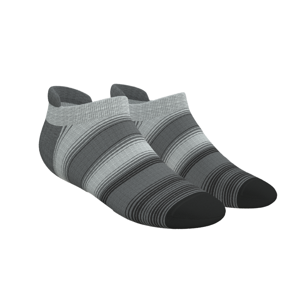The Static Channel | Stripe Heel Hammock™ Ankle Socks - Shinesty