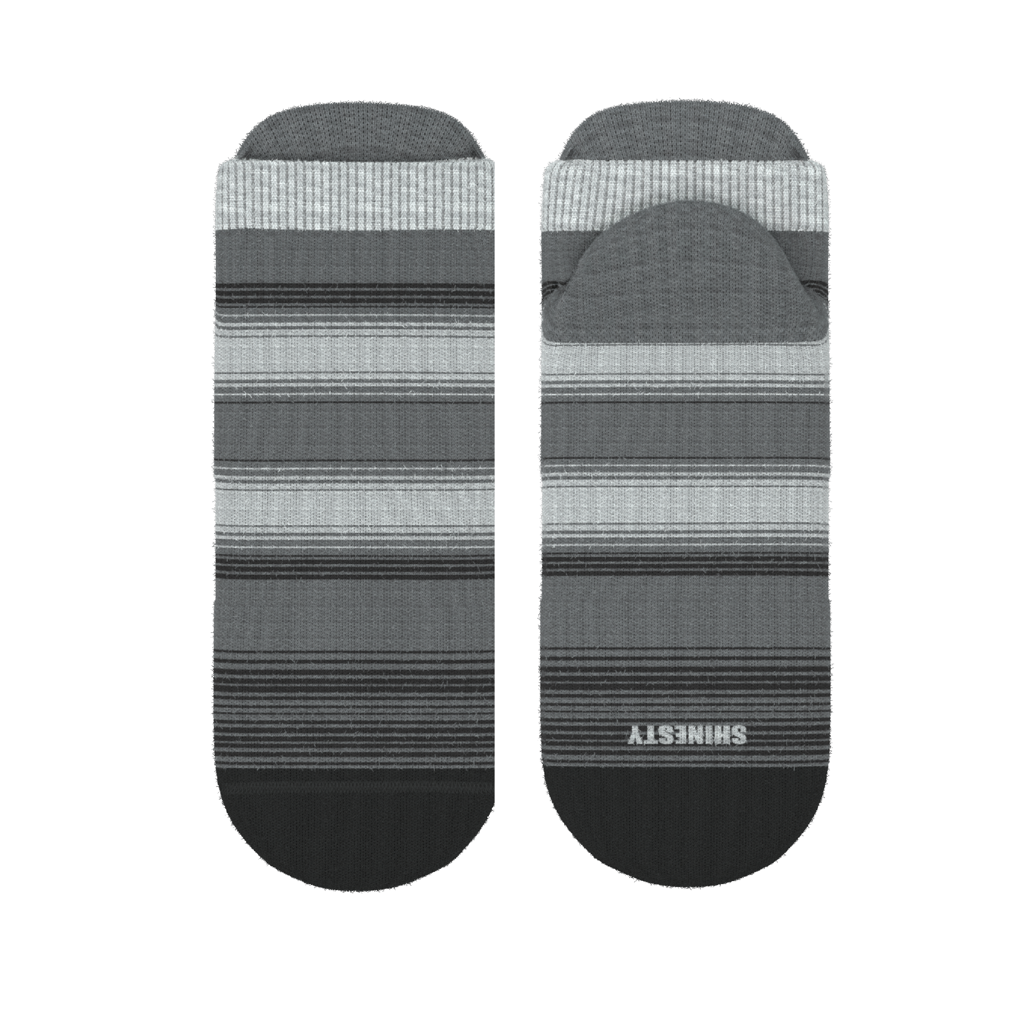 The Static Channel | Stripe Heel Hammock™ Ankle Socks - Shinesty