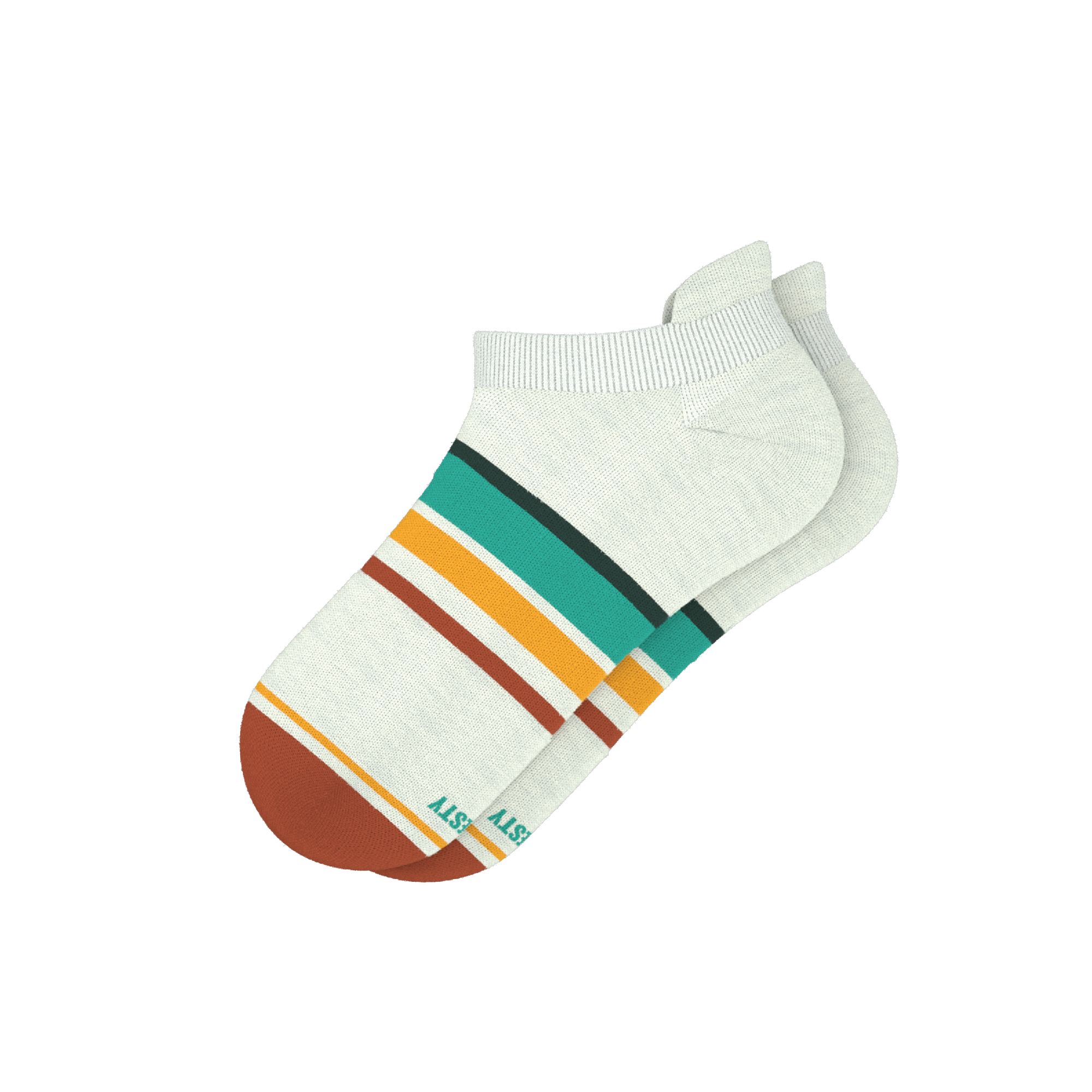 The Stellar | Retro Stripe Heel Hammock™ Ankle Socks - Shinesty