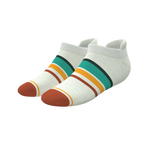 The Stellar | Retro Stripe Heel Hammock™ Ankle Socks - Shinesty