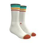 The Stellar | Retro Stripe Heel Hammock™ Crew Socks - Shinesty