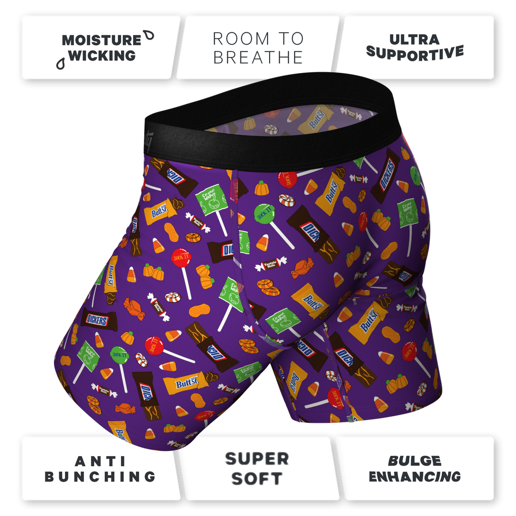 The Red & Black Lumberjack | Buffalo Check Ball Hammock® Boxer - Long Leg - Shinesty