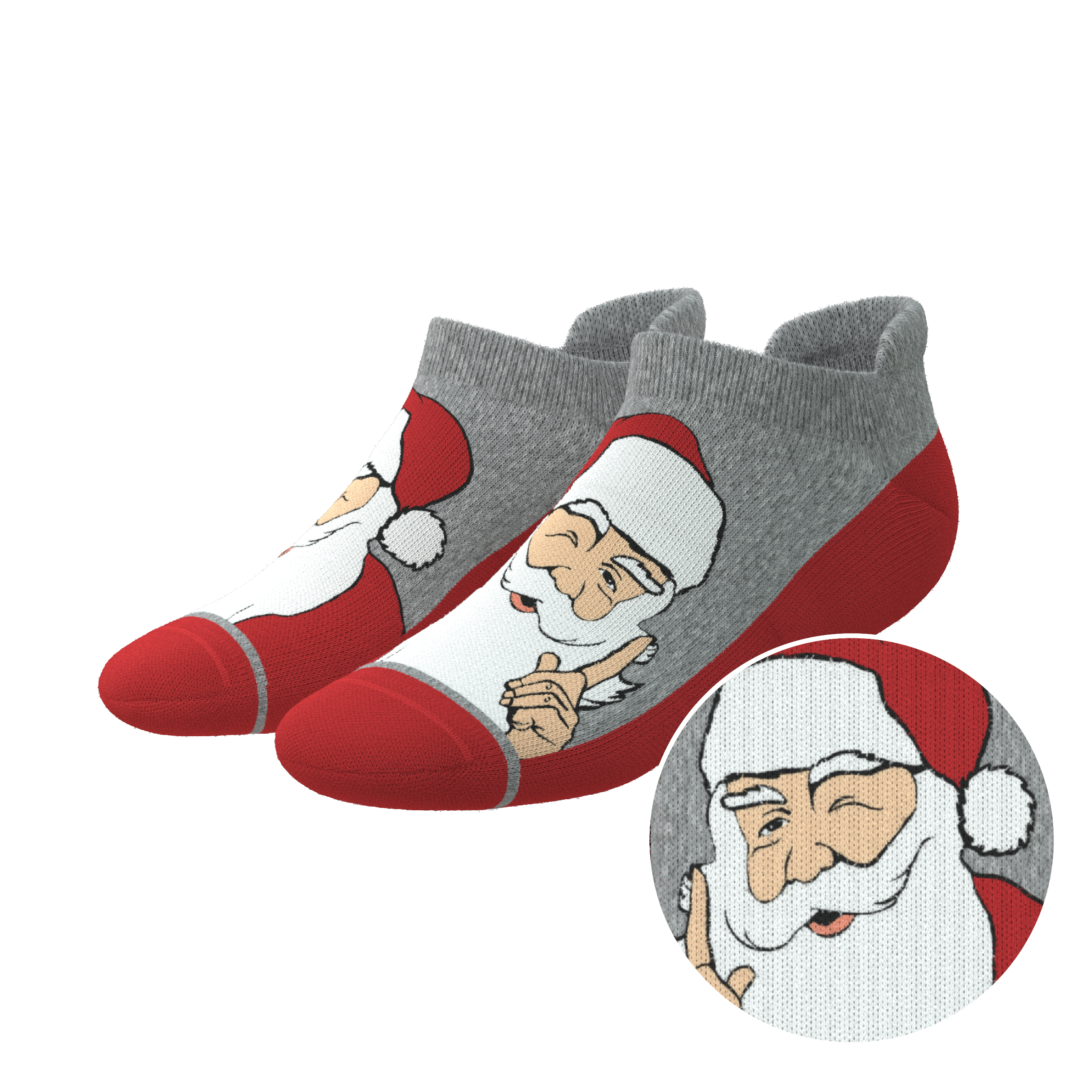 The Stocking | Santa Claus Heel Hammock™ Ankle Socks - Shinesty