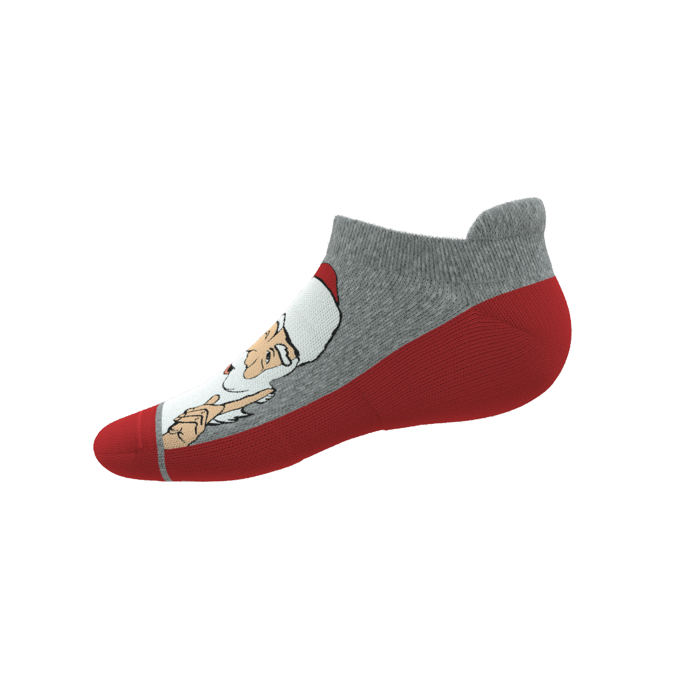 The Stocking | Santa Claus Heel Hammock™ Ankle Socks - Shinesty
