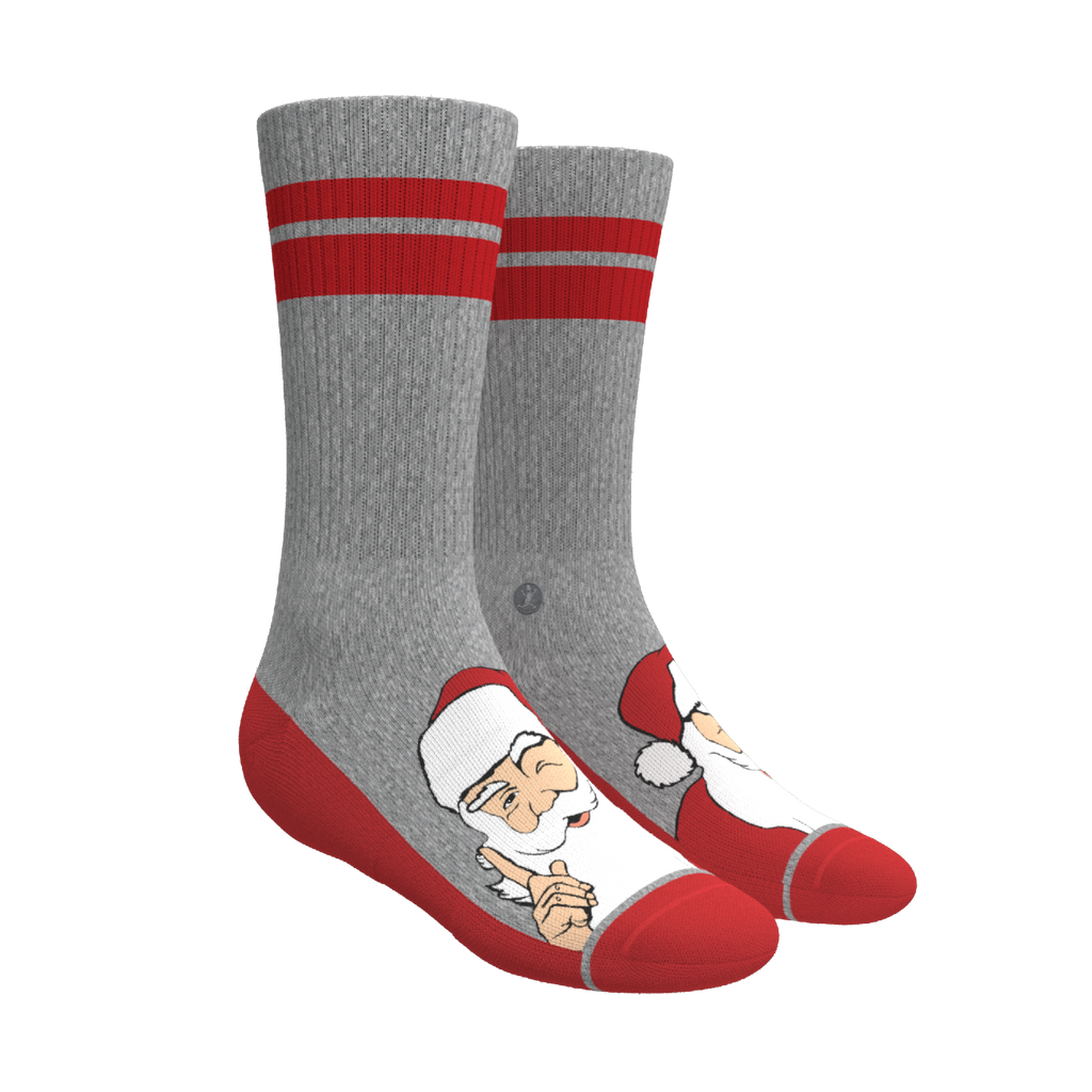 The Stocking | Santa Claus Heel Hammock™ Crew Socks - Shinesty