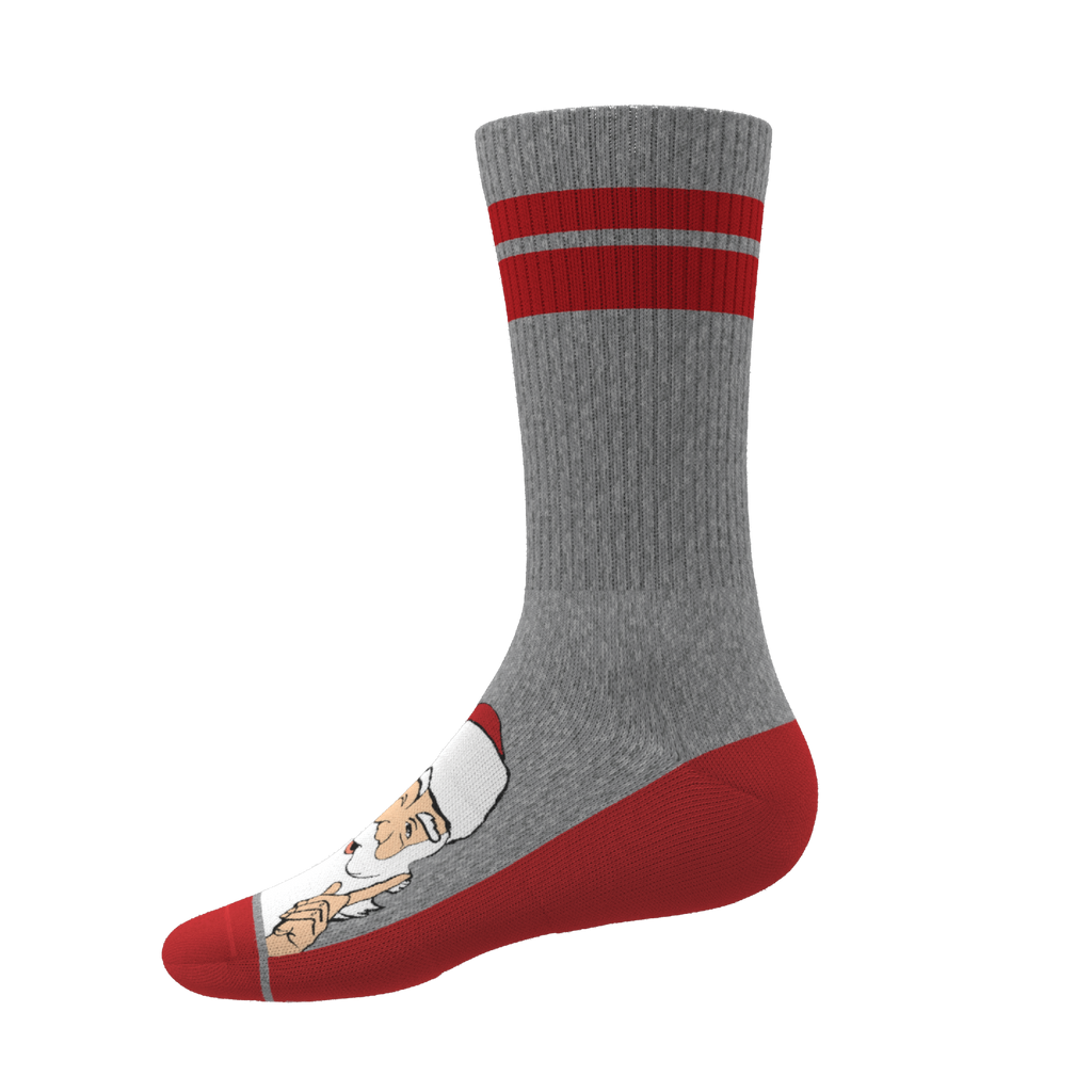 The Stocking | Santa Claus Heel Hammock™ Crew Socks - Shinesty