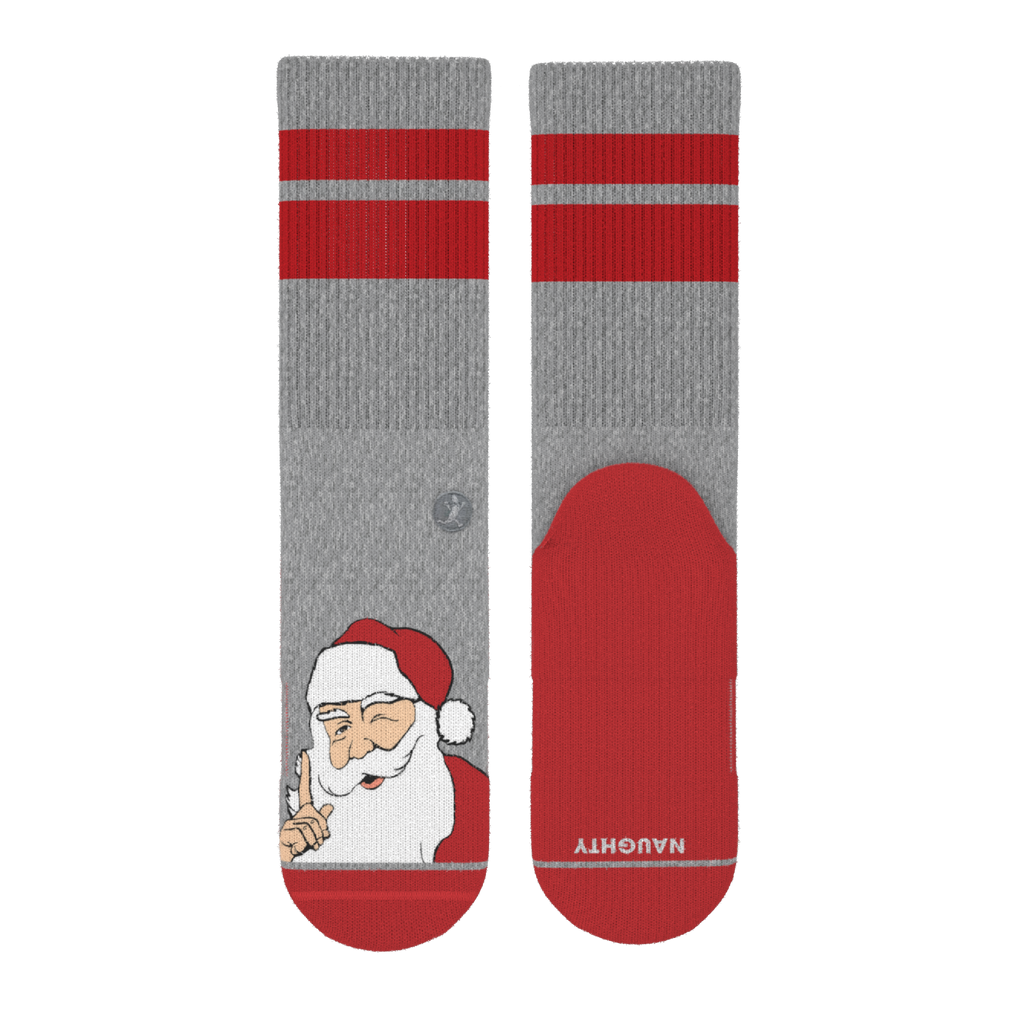 The Stocking | Santa Claus Heel Hammock™ Crew Socks - Shinesty