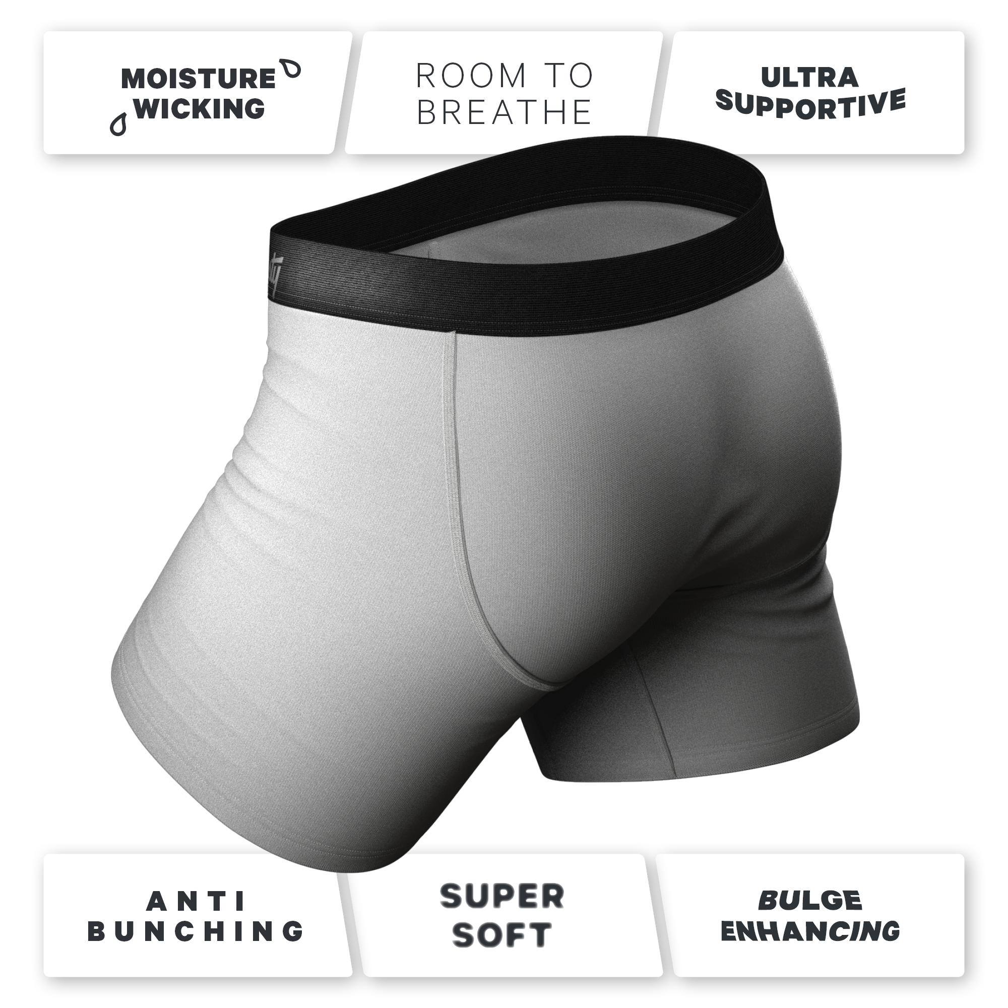 The Stormy Sky | Grey Ball Hammock® Boxer Brief 5 Pack - Shinesty