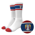 The Strip Poker | Playing Card Heel Hammock™ Crew Socks - Shinesty