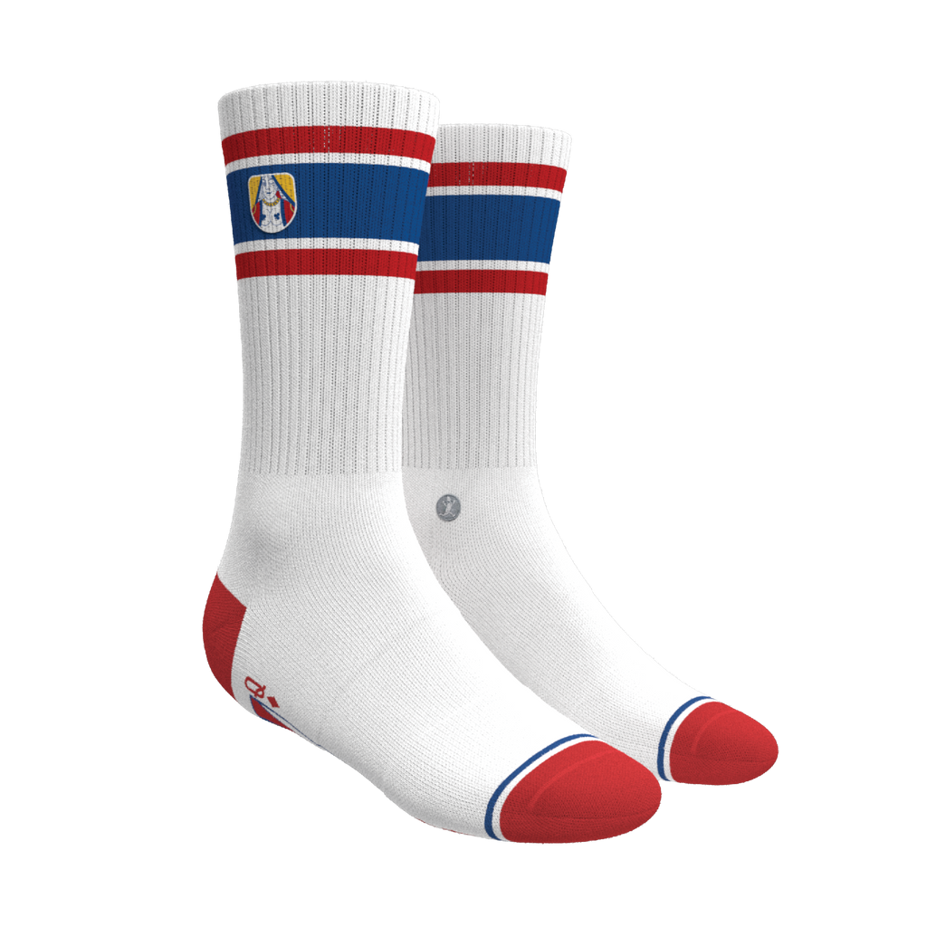The Strip Poker | Playing Card Heel Hammock™ Crew Socks - Shinesty