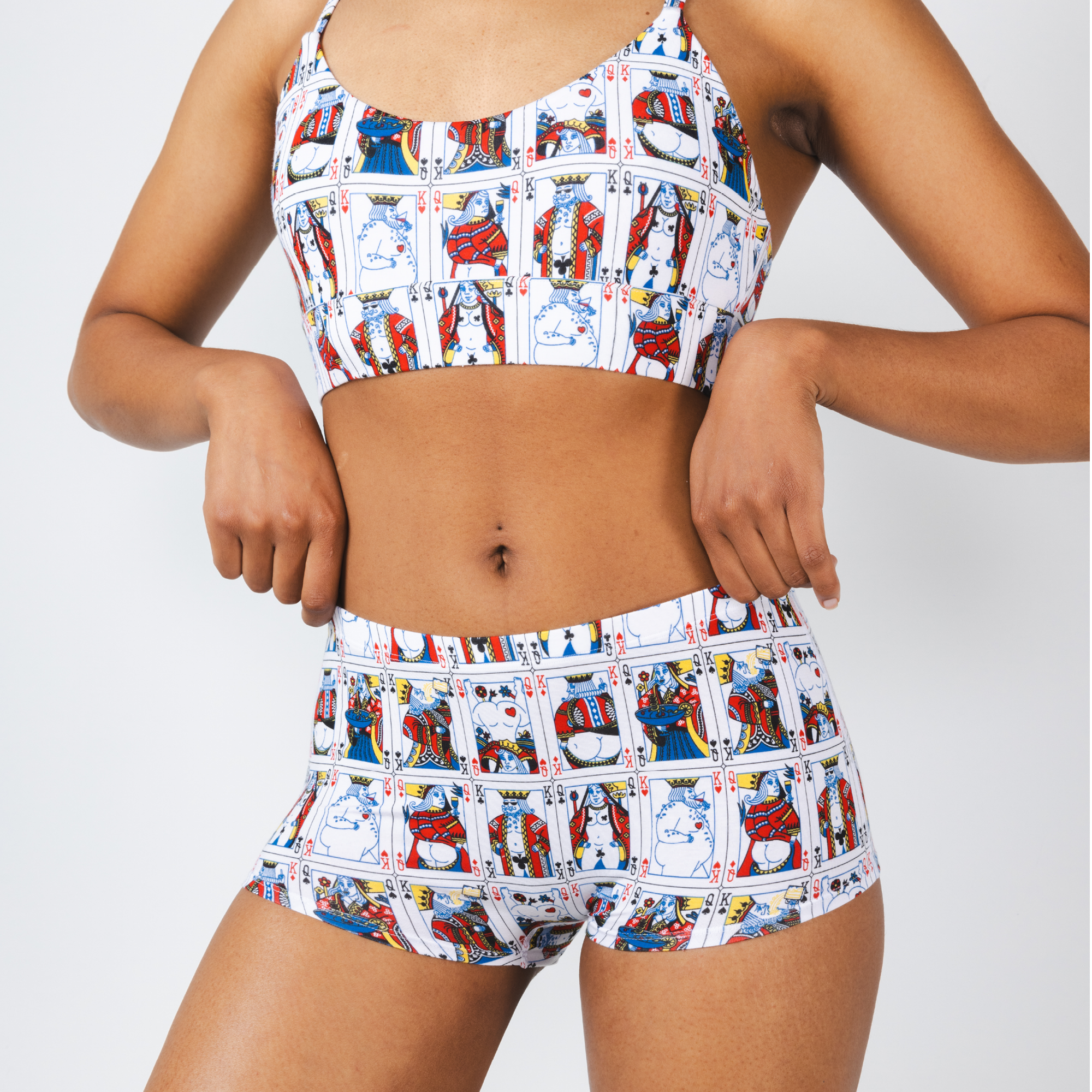 The Strip Poker | Playing Cards Modal Boyshort Underwear - Shinesty