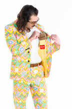 The Solar Flower | Trippy Floral Suit - Shinesty