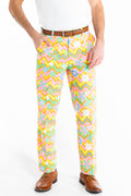The Solar Flower | Trippy Floral Suit Pants - Shinesty