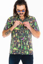 The Bead Hound | Wild Mardi Gras Hawaiian Shirt - Shinesty