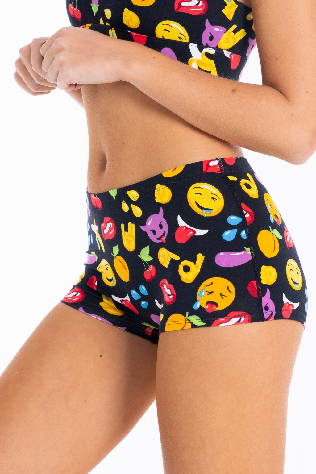 The Flirt | Emoji Modal Boyshort Underwear - Shinesty